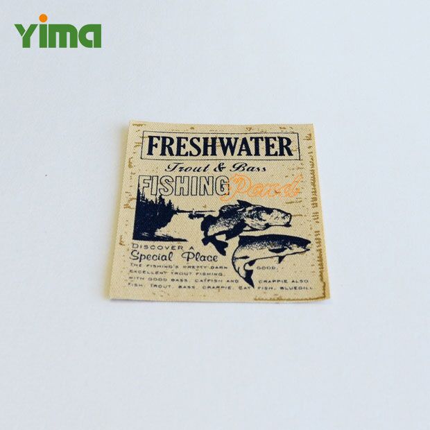 Compton Labels Printed cotton labels - YIMA-hang tag manufacturer